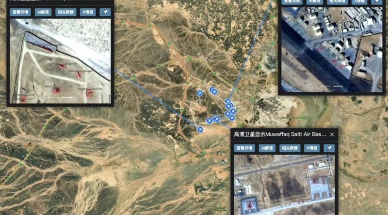 La empresa de Shanghai que expone el despliegue militar estadounidense en Oriente Próximo antes y después del bombardeo a Irán