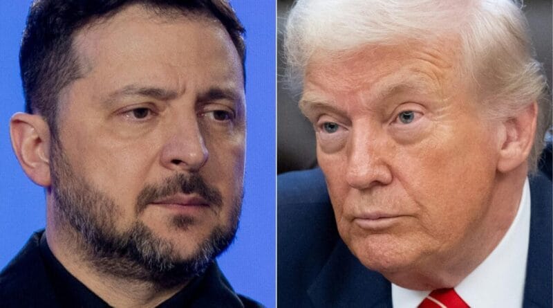 Trump says Zelensky "has to get his act together" to reach an agreement with Russia