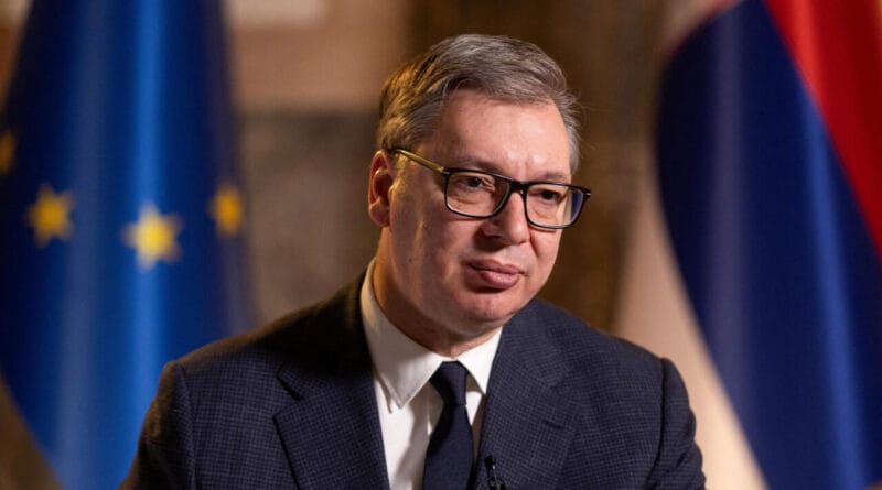 The Serbian president proclaims his victory in the partial municipal elections, marked by incidents