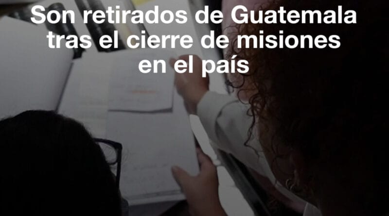 Cuban doctors are withdrawn from Guatemala after the closure of health missions