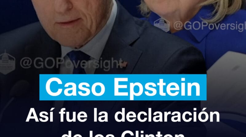 Epstein case: this was the Clintons' statement