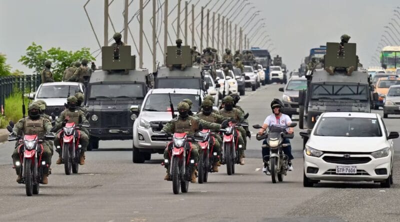 Ecuador launches fifteen days of anti-drug operations with the support of the United States, 75,000 soldiers deployed