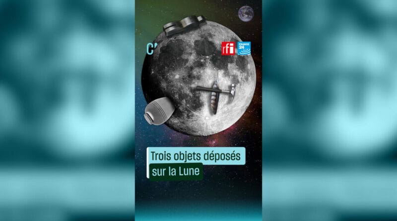 Three objects that humanity has placed on the Moon