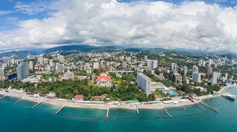 A teenager survives after falling from a seventh floor in the Russian resort of Sochi