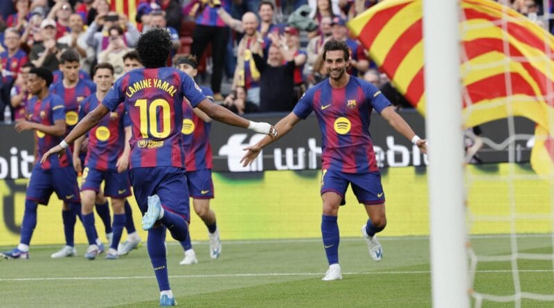 The Lamine - Ferran connection shines in the derby against Espanyol and Barça leaves La Liga sentenced with a new victory