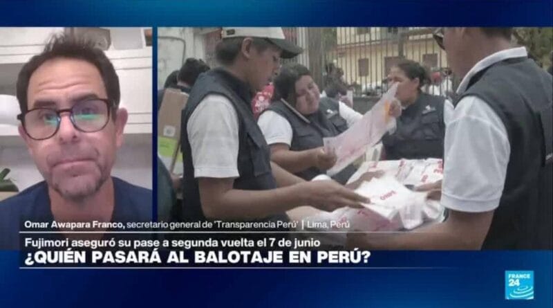 Omar Awapara Franco: "The move to the second presidential round in Peru is at stake"