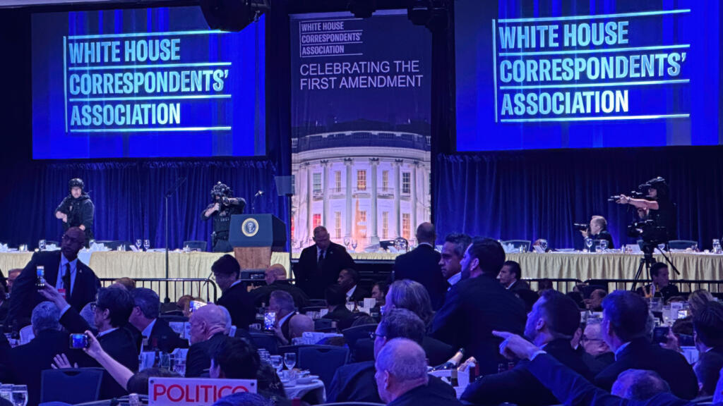 UPDATE: What we know about the shooting that interrupted the correspondents' dinner with Trump 2 AP26116190410897