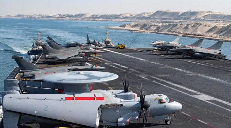 France deploys the aircraft carrier “Charles de Gaulle” towards the Gulf of Aden and stands ready to act to unblock the Strait of Hormuz