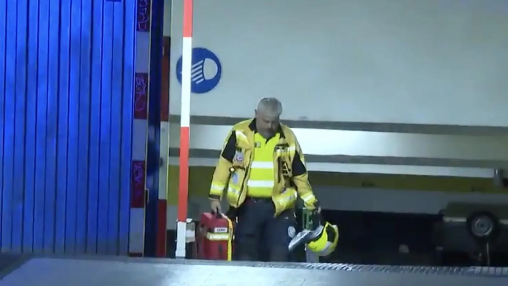 JUST IN: A man dies after being trapped at dawn between his car and a column in a garage in the Salamanca neighborhood 2