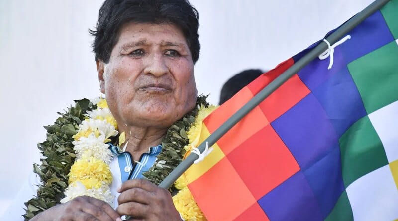 A Bolivian court declares former President Evo Morales in absentia for being absent from a trial against him for aggravated trafficking