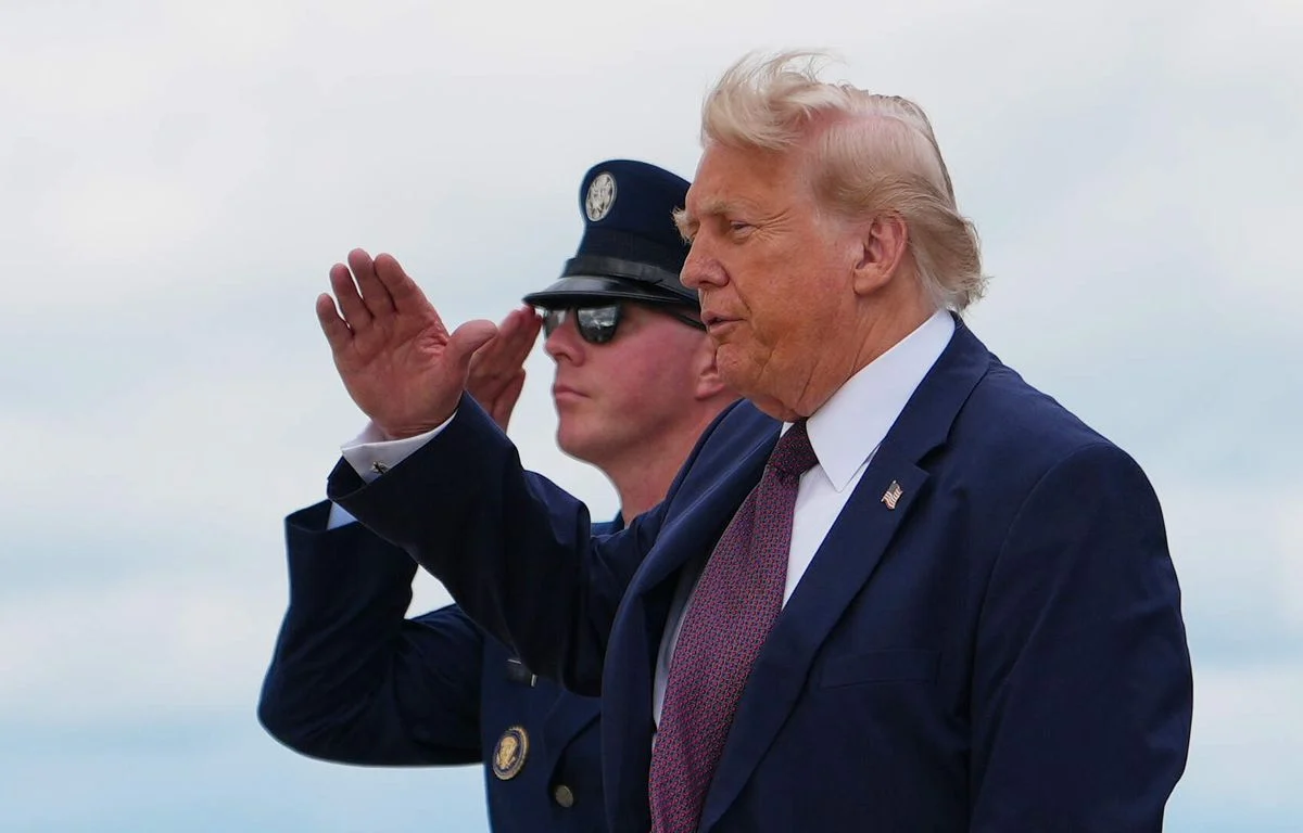 1200x768 le president donald trump debarque d air force one le mardi 23 juin 2026 a la base interarm