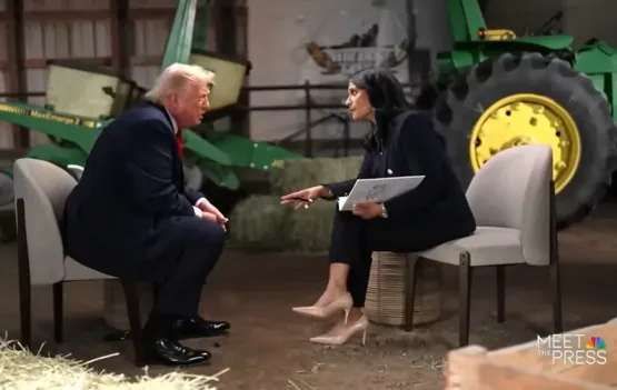 The most eventful interview with Donald Trump: a storm causes technical failures and the US president leaves indignant for making him uncomfortable with questions about Iran