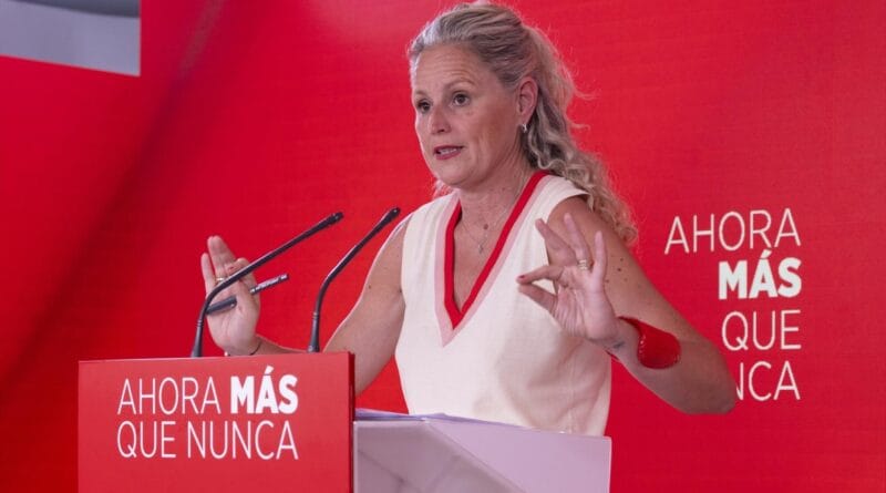 PSOE spokesperson Montse Mínguez accuses the judges of being in a hurry "so that the Government falls before the summer"