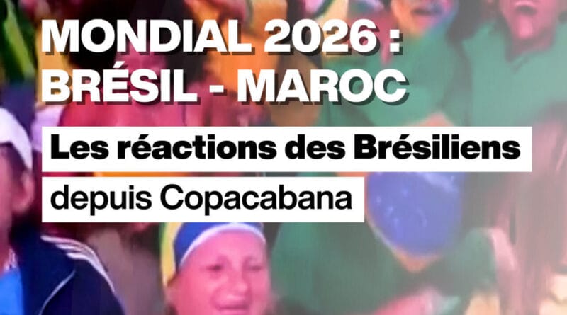 The emotions of Brazilians since Copacabana during the match against Morocco