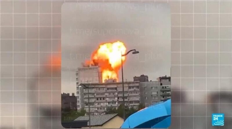 Moscow hit by “large-scale” Ukrainian drone attack