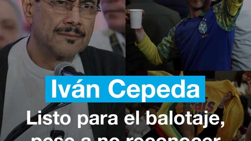 Iván Cepeda listo para el balotaje pese a no reconocer resultado del preconteo