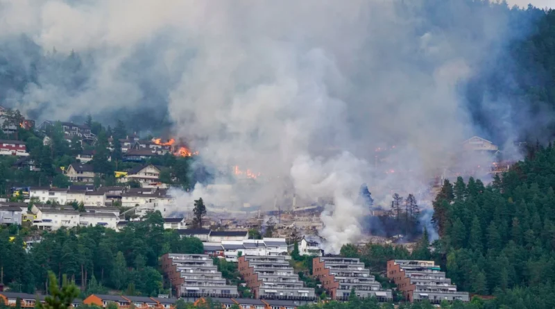 Plus d’une centaine de logements détruits par un incendie en Norvège