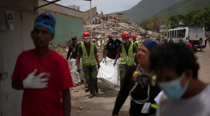 Death toll rises to 2,595 and injuries to 12,400 due to the double earthquake in Venezuela