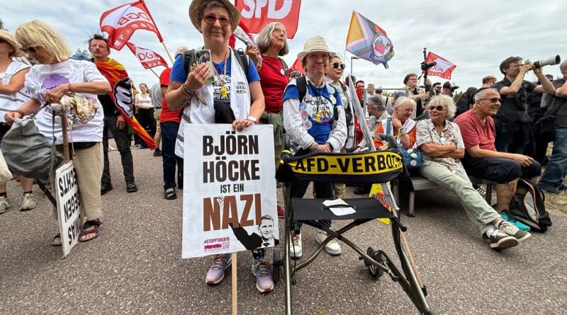 The German far-right AfD re-elects its leadership amid strong protests against the party and internal rivalries